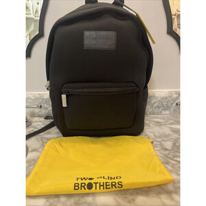 NWT Two Blind Brothers Backpack Scubba Material Zip Closure Skateboard Bag